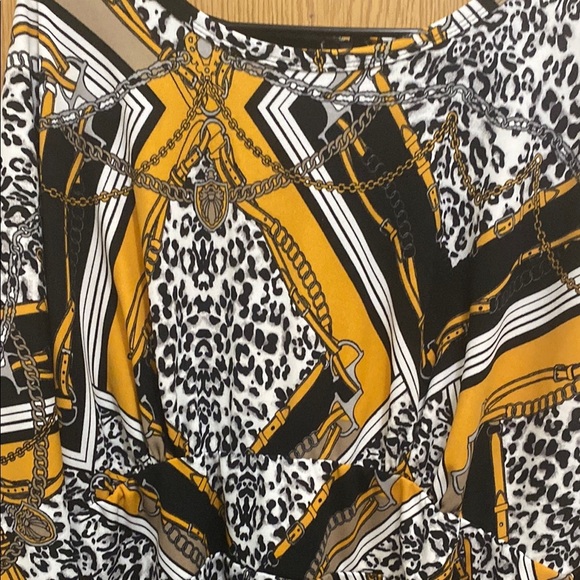 Ashley Stewart Vibrant Geometric Pattern Dress size 18/20 - Picture 3 of 6